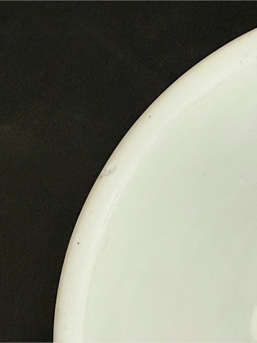Vintage Porcelain Covered Serving Bowl in White with Gold, Green & Pink Trim